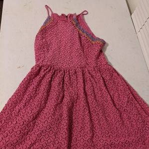 Pink textured sundress size L